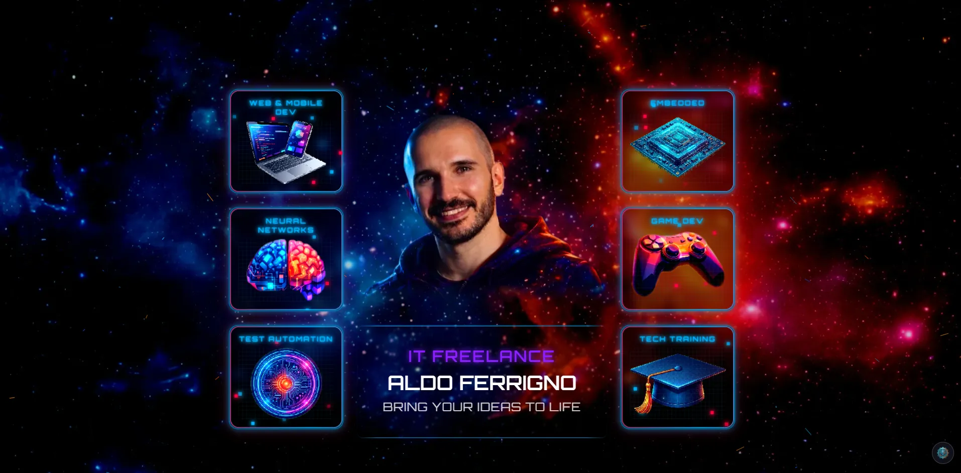 Personal Portfolio (Sci-Fi Edition)