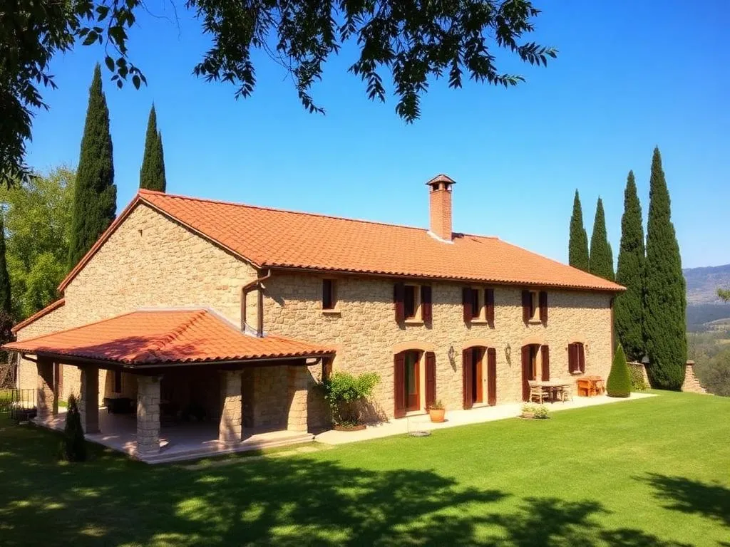 Casale ristrutturato in collina