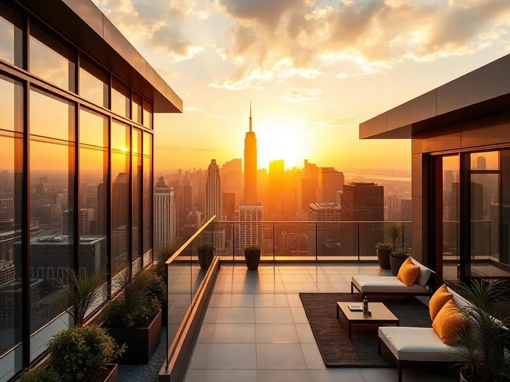 Penthouse con terrazza panoramica